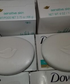 Dove Beauty Bar Gently Cleanses and Nourishes Sensitive Skin Effectively Washes Away Bacteria While Nourishing Your Skin, 3.75 oz (Pack of 16) 3.75 Ounce (Pack of 16) 49 61scubnRMfL