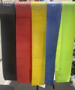 Fit Simplify Resistance Loop Exercise Bands with Instruction Guide and Carry Bag, Set of 5 Assorted 45 61sd0GPk3OL