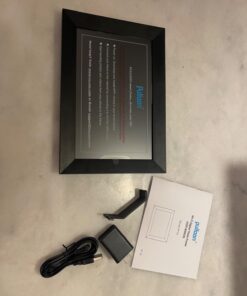 Digital Picture Frame, PULLOON 10.1 Inch WiFi Digital Photo Frame with HD Touch Screen, Auto-Rotate, Wall Mountable, Built-in 32GB Storage, Easy Setup to Share Photo and Video Instantly via App 10" Wifi 46 61siuU2tsIL