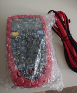 Etekcity Digital Multimeter, AC DC Voltmeter Amp Volt Ohm Current Meter, Electrical Voltage Outlet Circuit Tester With Continuity Resistance Diode Test ,Two Build-In Ceramic Fuses, Red, MSR-R500 51 61sk1wVF9BL