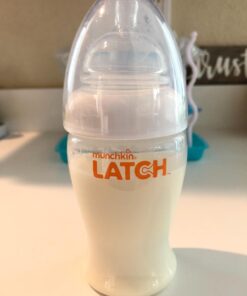 Munchkin® Latch™ BPA-Free Baby Bottle, White 8 Ounce, 1 Pack 8 Ounce (Pack of 1) 34 61skI8O kdL