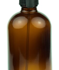 Empty Amber Glass Spray Bottle - Large 16 oz Refillable Container is Great for Essential Oils, Homemade Cleaning Products, Aromatherapy - Durable Black Trigger Sprayer w/ Mist and Stream Setting 26 61skJ4pA30L