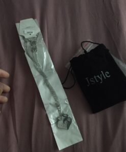 Jstyle Stainless Steel Mens Womens Couple Necklace Pendant Love Heart CZ Puzzle Matching 33 61sm7AsQIML