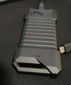 ASUS TUF Gaming A1 External M.2 NVMe SATA PCIe SSD Enclosure - USB-C, M.2 Q-Latch for Easy Installation, Drop Resistance, IP68 Water and dust Resistance, PS5 and Xbox Support,Black 23 61smZDwdwZL