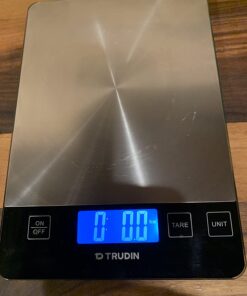 【NASA-Grade】33lb Food Kitchen Digital Scale,【Bread Meat Cookies Measures Precisely】Weight Grams and Ounces for Baking Cooking,1g/0.1oz Precise Graduation,304 Stainless Steel,Waterproof Tempered Glass 50 61snk1xfmYL