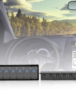 AutoEC Rocker Switch Panel Switch Holder Housing Kit - Black Plastic Pack of 6 25 61soKZzoJ6L