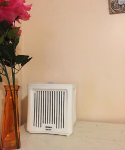 Hamilton Beach TrueAir Room Air Freshener Odor Eliminator with 3 Carbon Filters + Green Mountain Scent Cartridge for Common Household-Tobacco, Pet, Bathroom & Trash, White (04532GM) Whole Room Odor Eliminator 42 61soVzXThEL