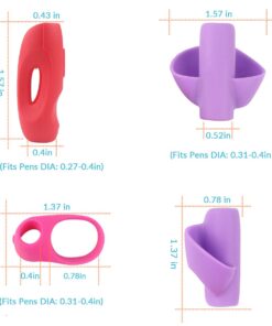 Firesara Pencil Grips, Ergonomic Rainbow Pencil Grips for Kids Handwriting, Pencil Grip Posture Correction Training Writing Aids Claw for Adults Preschoolers Students Special Needs(12Pcs) 18 61sollYM2nL