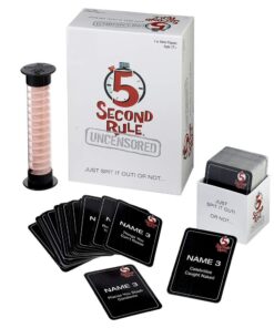 Alternative view of 5 Second Rule Game Uncensored - Couples Romantic & Fun Adult Card Game for Date Night, Valentine’s Day, Anniversary, Bachelor & Bachelorette Parties - for Ages 17+