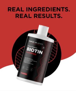 Ultra Biotin Shampoo for Thinning Hair - Extra Strength Volumizing Shampoo for Men and Women with B Vitamins and Rosemary Essential Oil - Sulfate Free Shampoo Biotin Formula for Hair and Scalp Care Sandalwood 24 61spswMXCLL
