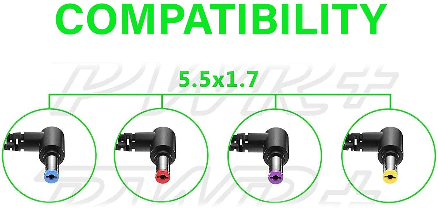 UL Listed 180W 135W AC-Adapter-Charger for Acer Aspire 7 V15 V17 Acer Nitro Predator Helios ADP-180MB G3-571-77QK AN515-51 AN515-53 300 G3-571 AK.180AP.010 Extra Long 12Ft Laptop Power-Supply Cord 3 UL Listed 180W 135W AC-Adapter-Charger for Acer Aspire 7 V15 V17 Acer Nitro Predator Helios ADP-180MB G3-571-77QK AN515-51 AN515-53 300 G3-571 AK.180AP.010 Extra Long 12Ft Laptop Power-Supply Cord - Image 3