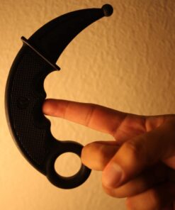 MASTER USA E419-PP Polypropylene Karambit Training Knife, 7-Inch Overall,Black Black 22 61sqr6tcOmL