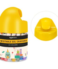 Amazon Basics Twistable Pack of 24 Gel Crayons, Washable, 24 Colors 34 61squK7BEdL