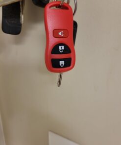 KeylessOption Keyless Entry Remote Control Car Key Fob Replacement for KBRASTU15, CWTWB1U733-Red Red 19 61sspCWceZL