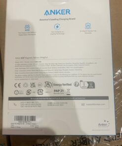 Anker Magnetic Battery (MagGo), 5,000 mAh Foldable Magnetic Wireless Portable Charger and USB-C for iPhone 15/15 Plus/15 Pro/15 Pro Max, iPhone 14/13 Series (Interstellar Gray) Interstellar Gray 49 61stfRhRnEL