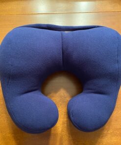 Sunnybay Chiropractic Neck Pillow Recliner- Travel Pillow for Neck Therapy, Stress & Pain Relief - Therapeutics Neck Pillow - Original Neck Support (Medium, Navy Blue) Medium 27 61suGmVzYvL 4