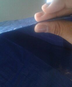 Grizzly Tarps by B-Air 8' x 10' Large Multi-Purpose Waterproof Heavy Duty Poly Tarp with Grommets Every 36", 8x8 Weave, 5 Mil Thick, for Home, Boats, Cars, Camping, Protective Cover, Blue 8' x 10' 60 61swkvONaLL