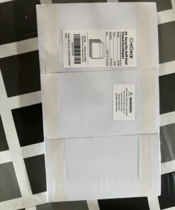CreGear 90 Count #6 3/4 Small Security Self Seal Tinted Envelopes for Privacy & Business, Size 3-5/8 X 6-1/2 Inches, Peel and Seal Closure, Windowless Design, 24 LB, White 32 61sy04AFBcL