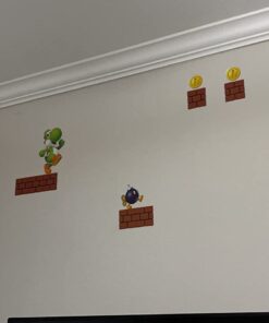 RoomMates RMK2351SCS Nintendo New Super Mario Bros Build a Scene Peel and Stick Wall Decals, Multicolored 30 61syJfBqUgL