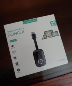 SmartSee HDMI Wireless Display Receiver WiFi 4K 1080P Mobile Screen Cast Mirroring Adapter Dongle for iPhone Mac iOS Android to TV Projector Support Miracast Airplay DLNA No Switching (2.4G) 29 61szCfEJYNL