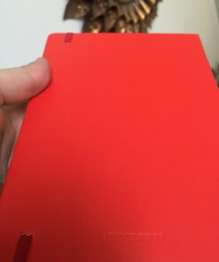 LEUCHTTURM1917 - Notebook Hardcover Medium A5-251 Numbered Pages for Writing and Journaling (Red, Squared) Red 21 61t u2huvoL