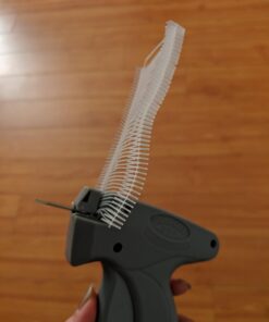 Amram Clothing Tagging Gun, Comfort Grip Model, Price Tag Attacher, Kit Includes Gray Standard Tagger, 1,250 2-in Barbs, 5 Needles; for Manufacturers, Retail, Boutiques, Consignment, Yard Sales 1,250 2-in Attachments, 5 Needles 31 61t3ENESI4L 1