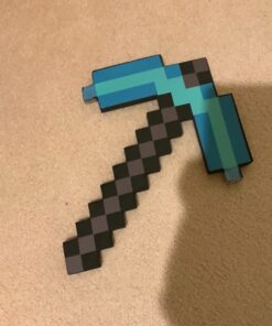 ThinkGeek Minecraft Foam Sword & Pickaxe Combo Set Of 2, Gray/Black, One Size 7 61t4jSnDDL