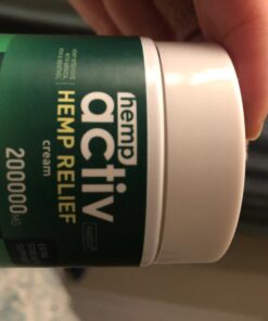 HEMPACTIV Joint & Muscle Relief Cream, Infused with Hemp, Menthol, MSM & Arnica, Soothe Discomfort in Your Back, Muscles, Joints, Neck, Shoulder, Knee, Nerves - 2 Fl Oz 2 Fl Oz (Pack of 1) 25 61t4oXi2wrL