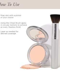 PÜR 4-in-1 Pressed Mineral Makeup SPF 15 Powder Foundation with Concealer & Finishing Powder- Medium to Full Coverage Foundation- Mineral-Based Powder- Cruelty-Free & Vegan Friendly 06. Light/LN6/light skin w/neutral undertones 37 61t5YGhe4UL 1