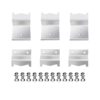BBQ funland B5050 (Include Screws) Stainless Steel Heat Plate Brackets, Burner Hanger Brackets Replacement for Chargriller 5050 Duo, Chargriller 3001 (Set of 6) 11 61t5nocMUmL 1