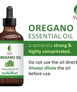 Alternative view of SVA Oregano Essential Oil 4 oz (118 ml) | Very Strong | Premium Essential Oil With Dropper For Diffuser, Dental care, DIY products & Massage 4.00 Fl Oz (Pack of 1)