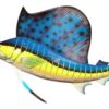 Charlotte International Ocean Sailfish Salt Water Fishing Replica Wall Mount
