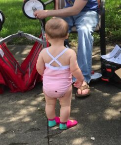 SUIEK Baby Boys Girls Swim Water Shoes Toddler Sandals for Pool Beach 6-12 Months Infant Rose Red 24 61t7JfTRHhL