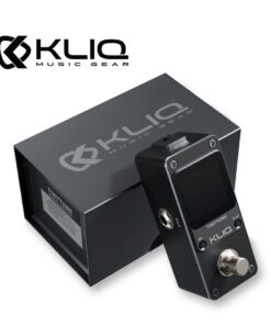 KLIQ TinyTune Tuner Pedal for Guitar and Bass - Mini - Chromatic - with Pitch Calibration and Flat Tuning (Power Supply Required) 30 61t8jh9I6L
