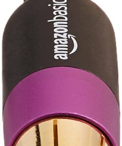 Alternative view of Amazon Basics RCA Audio Cable for Stereo Speaker or Subwoofer with Gold-Plated Plugs, 50 Foot, Black 50 Feet