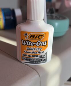 BIC Wite-Out Quick Dry Correction Fluid, 20 ml 24 61t8nasAwL