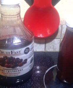 Cranberry Juice Concentrate by FruitFast - (32 FL OZ) Unsweetened, 50 Brix Pure Concentrated Cranberry Juice - 100% Cranberry Extract - No Additives or Fillers!… 32 Fl Oz (Pack of 1) 15 61tEN2zG6kL
