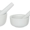 HIC Kitchen Mortar and Pestle Set, Fine-White Porcelain, 3 Sizes, Grinding, Spice Crusher, Pill Grinder, Nut Butter, Herb Paste Maker, Heat Resistant, Lead-Free, Cadmium-Free, Dishwasher Safe 16 61tFaO1CPFL