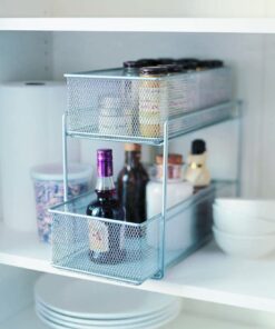 Alternative view of Design Ideas Cabinet Baskets Mesh Silver