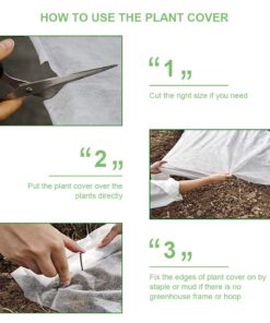 Plant Covers Freeze Protection 0.9oz 8Ft x 24Ft Rectangle Plant Cover for Cold Protection,Season Extension 30 61tJFE6vdQL