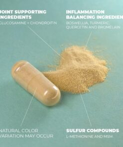 Glucosamine Chondroitin MSM Turmeric Boswellia - Joint Support Supplement. Antioxidant Properties. Helps with Inflammatory Response. Occasional Discomfort Relief for Back, Knees & Hands. 90 Capsules Glucosamine Chondroitin 27 61tJr3H93L