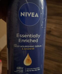NIVEA Essentially Enriched Body Lotion for Dry Skin, Pack of 2, 16.9 Fl Oz Pump Bottles 16.9 Fl Oz (Pack of 2) 41 61tJzP5h4L
