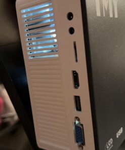 TMY Native 1080P Projector with 5G WiFi and Bluetooth 5.1, 13000 Lumens 4K Supported Mini Projector, Portable Projector Compatible with TV Stick/Phone/PC/DVD/HDMI/AV/USB/SD, Outdoor Movie Projector 67 61tLXhE5WHL