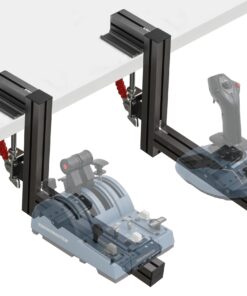 2Set, J-PEIN Desk Mount for Joystick & Throttle - PC Flight Sim Game Support, Adjustable HOTAS System Stand, Durable Gaming Gear Holder, Easy Setup 37 61tLka8NUEL