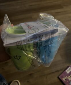 Munchkin® Miracle® 360 Toddler Sippy Cup, Spill Proof, 10 Ounce, 2 Pack, Green/Blue Blue/Green 35 61tLlVufIGL