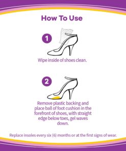 Dr. Scholl's Ball of Foot Cushions for High Heels (One Size) // Relieve and Prevent Ball of Foot Pain with Discreet Cushions That Absorb Shock and Make High Heels More Comfortable Original Design 15 61tPsm jZEL