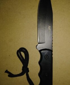 MTech USA MT-20-35 Series Fixed Blade Knife, Black Drop Point Blade, Plastic Handle, 8-Inch Overall 45 61tTLRXg33L