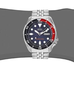 SEIKO Men's SKX009K2 Diver's Analog Automatic Stainless Steel Watch 28 61tTaEp6p4L