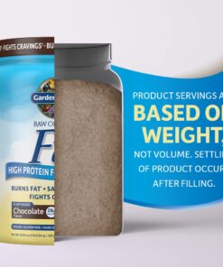 Garden of Life Raw Organic Fit Vegan Protein Powder Chocolate, 28g Plant Based Protein for Weight Loss, Pea Protein, Fiber, Probiotics, Dairy Free Nutritional Shake for Women and Men, 10 Servings 16.04 Ounce (Pack of 1) 14 61tUFt0rHUL