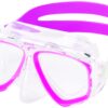Speedo Unisex-child Adventure Swim Dive Series Mask One Size Pink Frost M 59 61tUPcvXoL